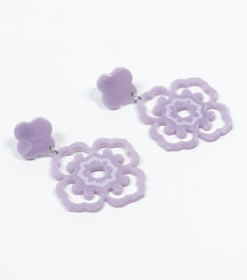 Lilac Moonbeam Earrings