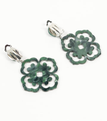 Frozen Lotus Pond Earrings