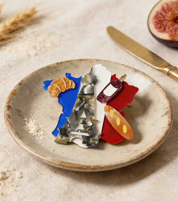 "I Want It All" France Brooch For European Cultural tourism