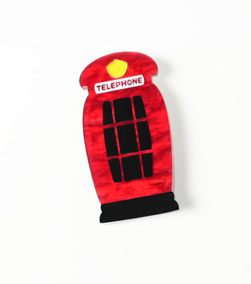 London Call Brooch