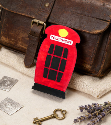 London Call Brooch