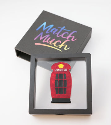 London Call Brooch