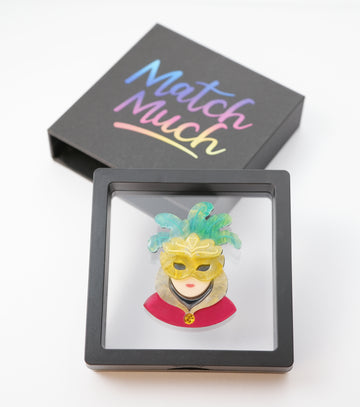 Venetian Masquerade Brooch