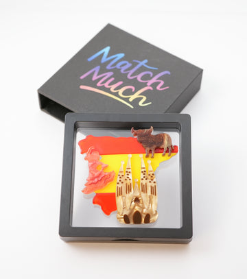 Spanish Rhythms Brooch