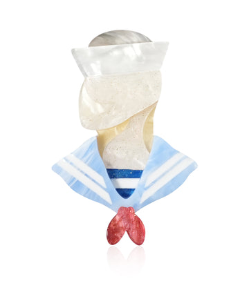 Vintage Sailor Brooch