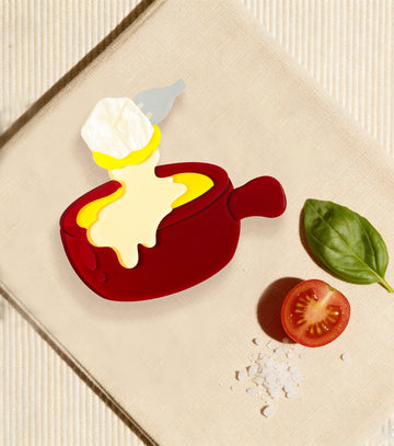 Swiss Fondue Brooch