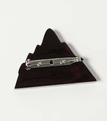 Alpine Chocolate Brooch