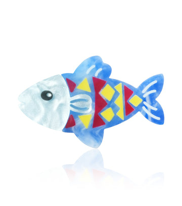 Lisbon Fish Brooch For European Cultural tourism