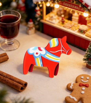 Nordic Pony Brooch For European Cultural tourism