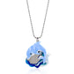 Dolphin Necklace Ocean Acrylic Resin Statement Jewelry for Women - Novelty Art Jewelry