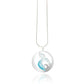 Whale Tail Necklace Ocean Acrylic Resin Statement Jewelry for Women - Novelty Art Jewelry