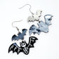 X-Ray Vision Bat earrings