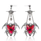 The Forbidden Heart earrings For Halloween