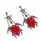 The Forbidden Heart earrings For Halloween