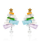 Christmas Tree Earrings Christmas Statement Jewelry for Women - Novelty Art Jewelry