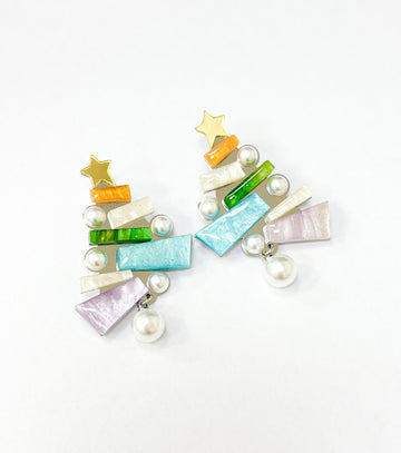 "Topsy-Turvy Tree" Earrings