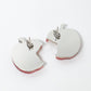 Red Apple Earrings Christmas Statement Jewelry for Women - Novelty Art Jewelry