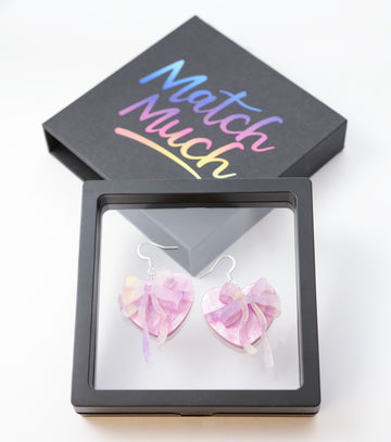 Sweet Peach Shimmer Earrings