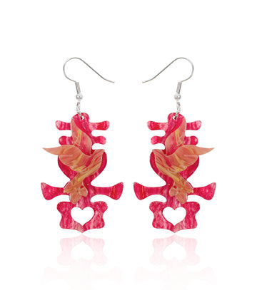 Double Joy Lovebird Earrings