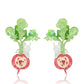 Heartfelt Harvest Radish Heart Earrings