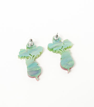 Heartfelt Harvest Radish Heart Earrings