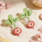 Heartfelt Harvest Radish Heart Earrings