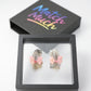 Marbled Cloud-Tail Bunny Earrings