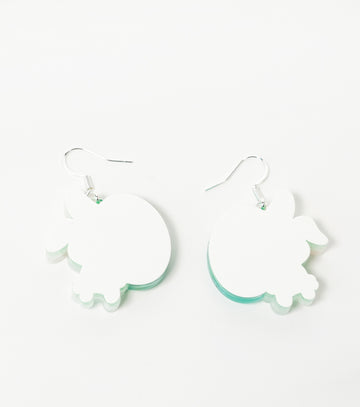 Cheery Egg-Hold Bunny Earrings