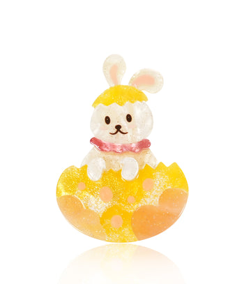 Glitter Hatchling Bunny Brooch