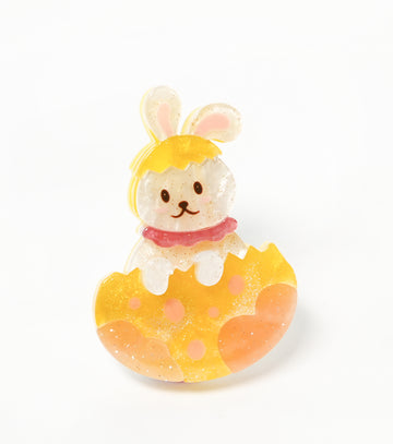 Glitter Hatchling Bunny Brooch