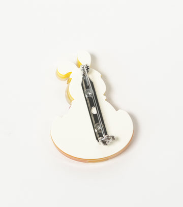 Glitter Hatchling Bunny Brooch