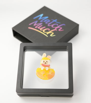 Glitter Hatchling Bunny Brooch