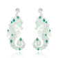 Seahorse Earrings Ocean Acrylic Resin Statement Jewelry for Women - Novelty Art Jewelry