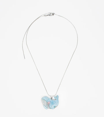 Whale Necklace Ocean Acrylic Resin Statement Jewelry for Women - Novelty Art Jewelry