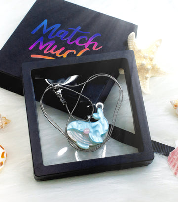 Whale Necklace Ocean Acrylic Resin Statement Jewelry for Women - Novelty Art Jewelry