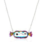 Ghost Candy Necklace Acrylic Resin Halloween Statement Jewelry for Women - Novelty Art Jewelry